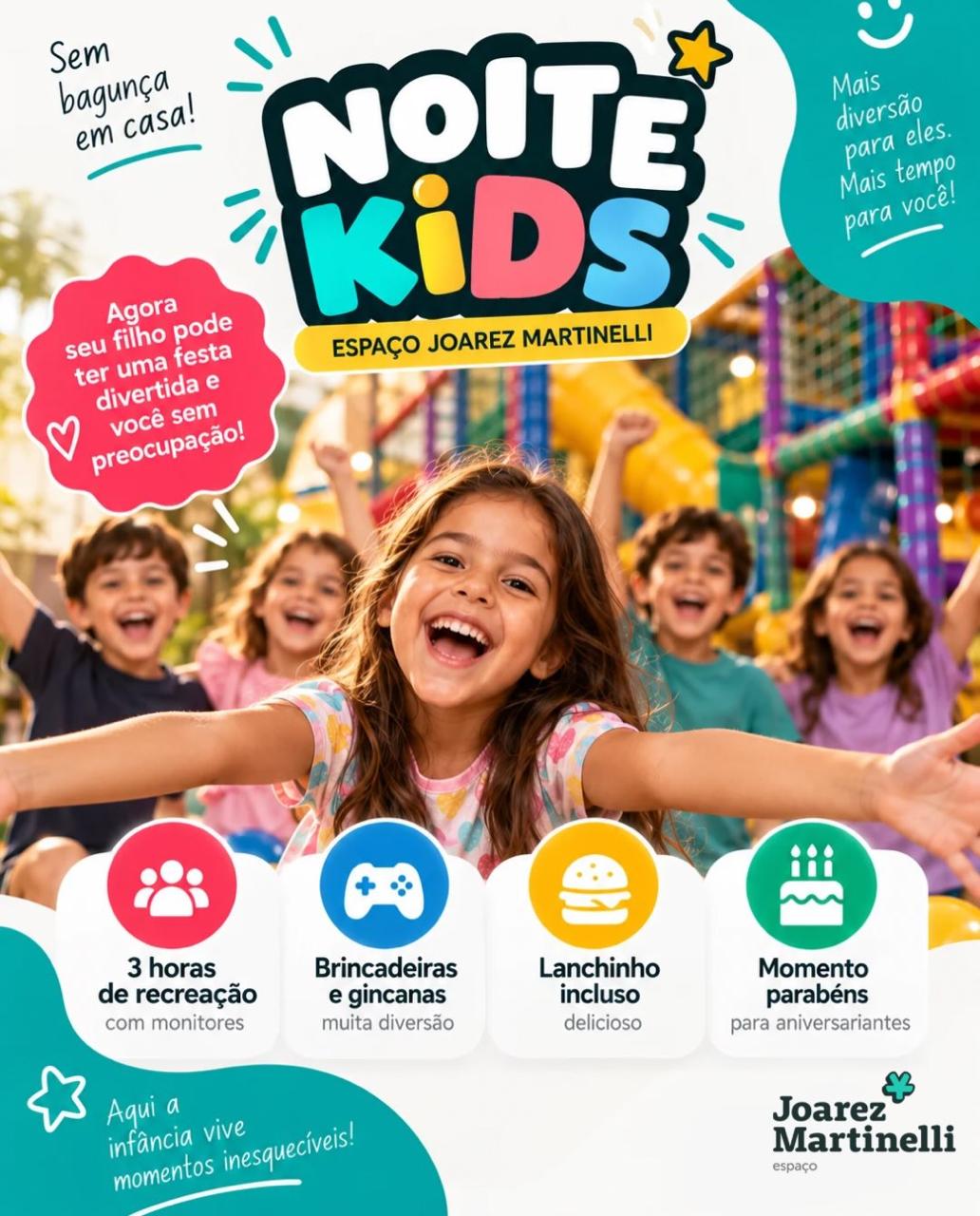 Arte oficial da Noite Kids